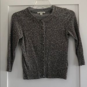 Banana Republic leopard print cardigan